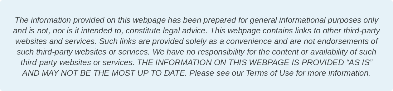 disclaimer